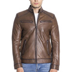 Greyson Genuine Leather Jacket // Camel (XL)