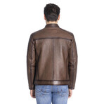 Jax Genuine Leather Jacket // Camel (XL)