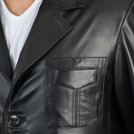 Finn Genuine Leather Jacket // Black (S)
