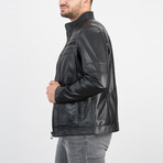 Robin Genuine Leather Jacket // Black (S)