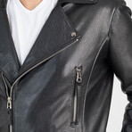 Chase Genuine Leather Jacket // Black (XS)