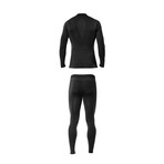 Iron-Ic // Long Sleeve Shirt + Pant Set // Black (2XL)