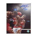 Riddick Bowe // Autographed Boxing Championship Fight vs Holyfield 8x10 Photo