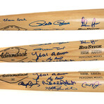 MLB Legends Multi-Signed Hank Aaron Big Stick Bat