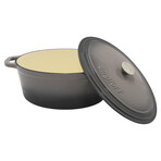 Oval Cast Iron Dutch Oven 8 Quart // Oyster
