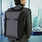 Catalyst Convertible Bag // Charcoal Grey // Saffiano Leather