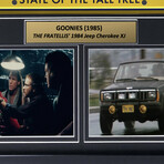 "The Goonies" Movie Car License Plate Framed Collage