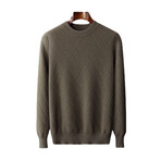 Richard 100% Cashmere Sweater // Brown (L)