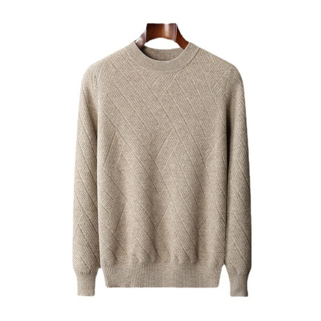 Frank 100% Cashmere Sweater // Oatmeal (S)
