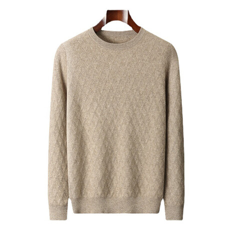 Shaw 100% Cashmere Sweater // Oatmeal (S)
