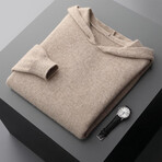 Adrian 100% Cashmere Sweater // Tan (3XL)