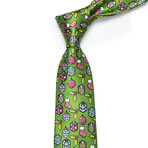 Grinch Handmade Silk Tie // Green