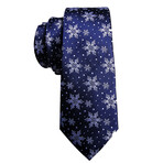 Winter Handmade Silk Tie // Navy
