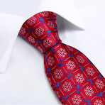 Juniper Handmade Silk Tie // Red