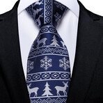 Miracle Handmade Silk Tie // Navy