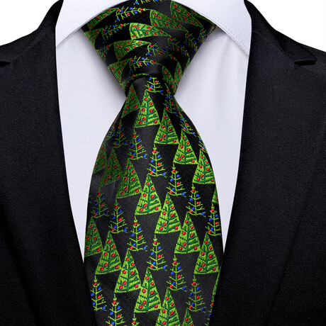 Shiloh Handmade Silk Tie // Green