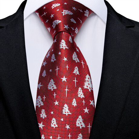 Lumi Handmade Silk Tie // Red