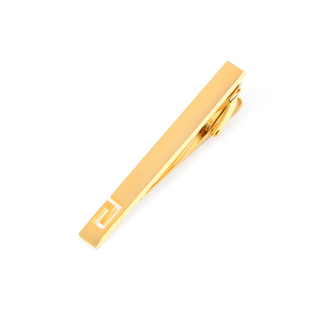 Curve Crafted Tie Clip // Gold