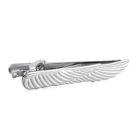 Fly Crafted Tie Clip // Silver