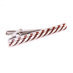 Rizz Crafted Tie Clip // Maroon