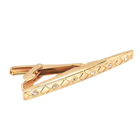 Pslams Crafted Tie Clip // Gold