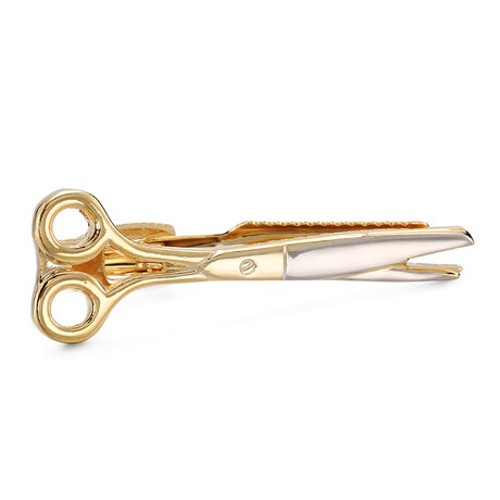 Clippers Crafted Tie Clip // Gold + Silver