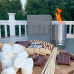 Mesa Table Top Fire Pit // Stainless Steel