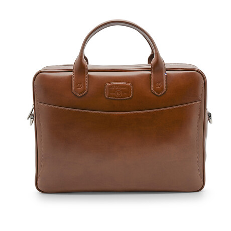 S.T. Dupont Line D Leather Portfolio Laptop Briefcase // 181103Ss // Store Display