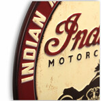 Indian Motorcycle Company Established 1901 Round Metal Sign