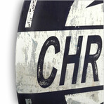FCA Genuine Chrysler Parts Round Metal Sign