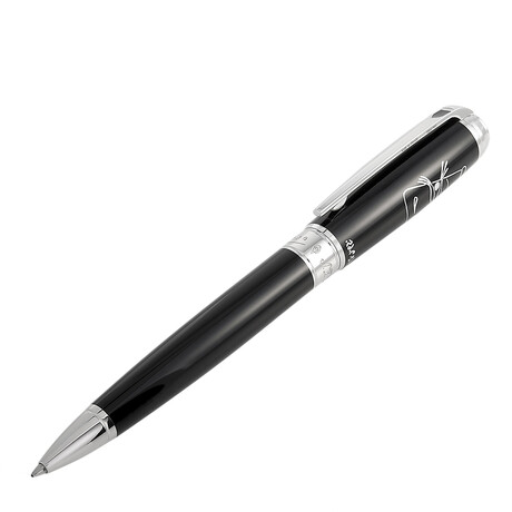 S.T. Dupont // Line D Picasso Palladium + Black Lacquer Limited Edition Ballpoint Pen // 415046 // New
