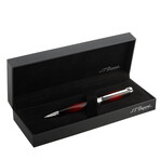 S.T. Dupont // Line D Atelier Red Sunburst Medium Ballpoint Pen // 415106M // New