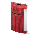 S.T. Dupont // Minijet Red Swarowski Torch Lighter // 010094 // New