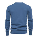 Henley Sweater // Blue (S)