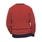 Patterned Sweater // Orange (XL)