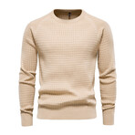 Patterned Sweater // Apricot (M)
