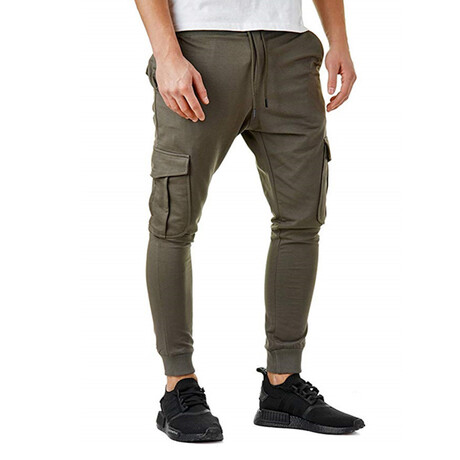 Comfy Knit Heathered Joggers // Green (S)