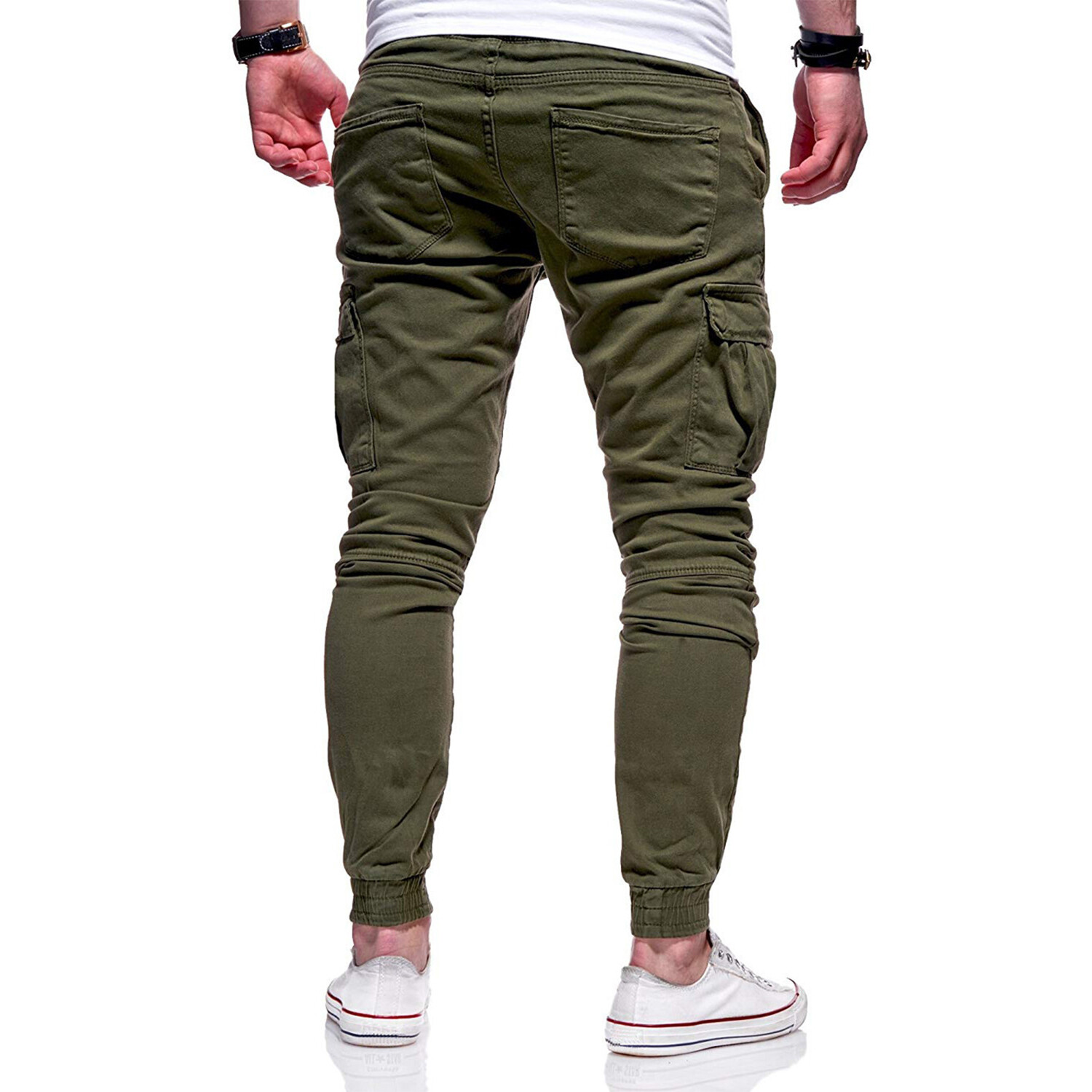 Cargo Joggers // Green (2XL) - Amedeo Exclusive Joggers - Touch of Modern