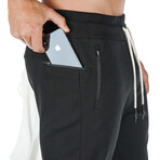 Zip Pocket Joggers // Black (XL)