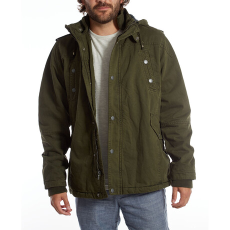 Zach Long Cotton Jacket // Army Green (S)