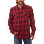 Leo Flannel Shirt // Red (L)