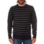 Bryce Heathered Crew Neck Sweater // Dark Navy (XL)