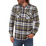 Easton Flannel Shirt // Olive (S)