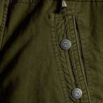 Zach Long Cotton Jacket // Army Green (M)