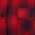 Leo Flannel Shirt // Red (S)