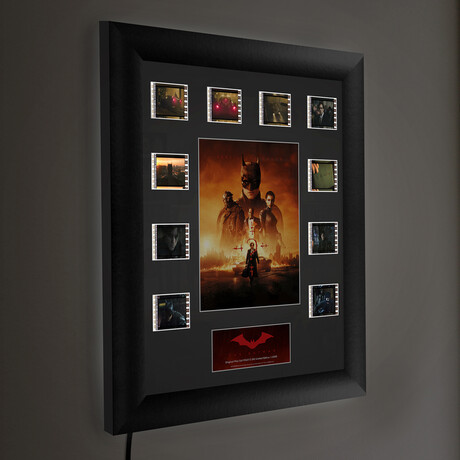 The Batman // Back-Lit Framed FilmCells Wall Art Display // S4
