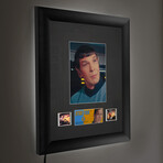 Star Trek Original // Framed FilmCells Presentation // Backlit LED Frame + 2x Clip 35mm Film