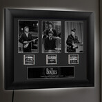 The Beatles Framed FilmCells Presentation with Backlit LED Frame and 3x Clip 35mm Film