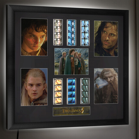 Lord of the Rings // Montage FilmCells Presentation // Backlit LED Frame
