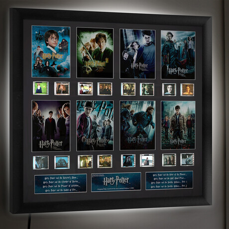 Harry Potter 1-7 Finale // Mixed Montage FilmCells Presentation with Backlit LED Frame